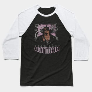 Bret Hart The Hitman Baseball T-Shirt